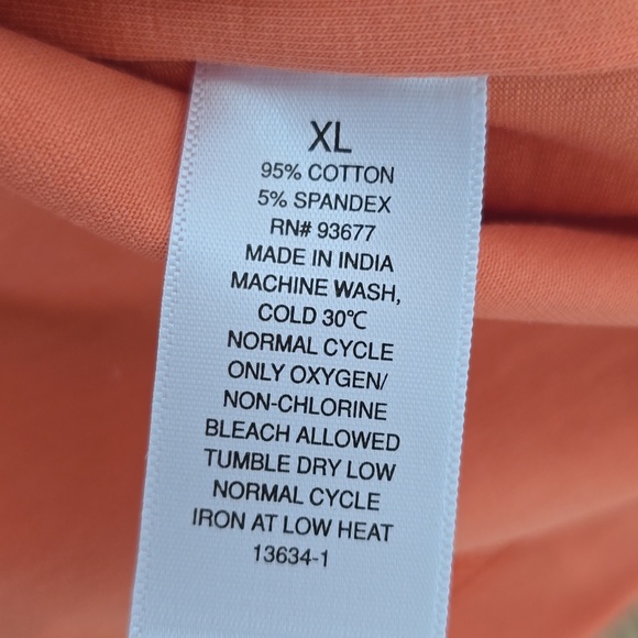 ARIZONA JEAN CO BRAND WOMEN'S JUNIOR SIZE ORANGE SUMMER STRAPLESS TUBE TOP XL - Picture 16 of 16